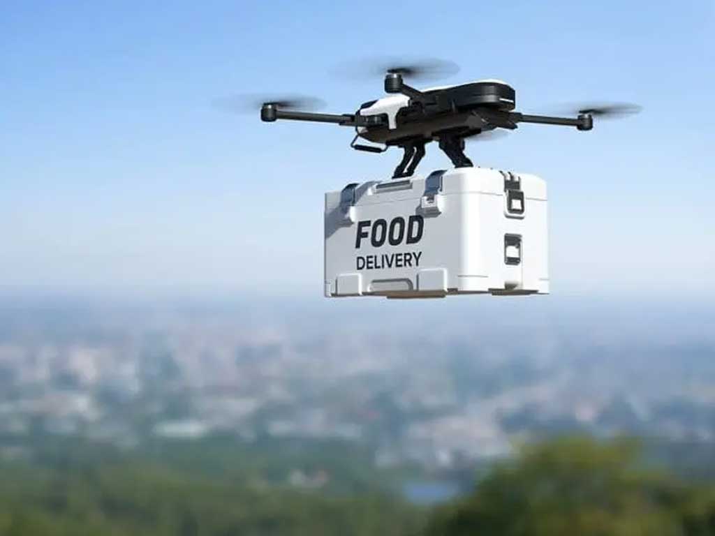 Дроны вместо курьеров: беспилотная доставка еды в Финляндии