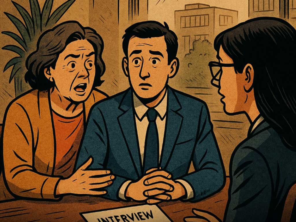 Когда мама идёт на собеседование: зачем поколению Z родители на интервью? Когда мама идёт на собеседование: зачем поколению Z родители на интервью?